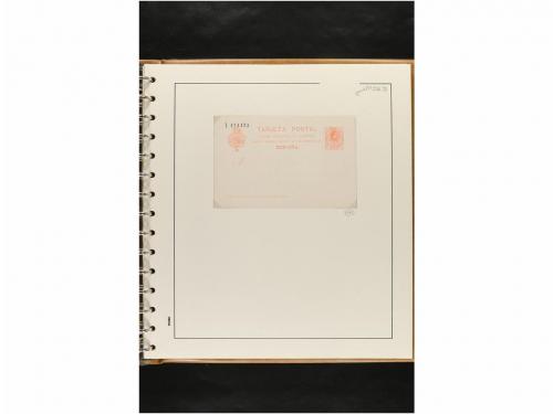 ✉ ESPAÑA. ENTEROS POSTALES. COLECCIÓN ESPECIALIZADA. Restos 