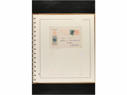 ✉ ESPAÑA. ENTEROS POSTALES. COLECCIÓN ESPECIALIZADA. Restos 
