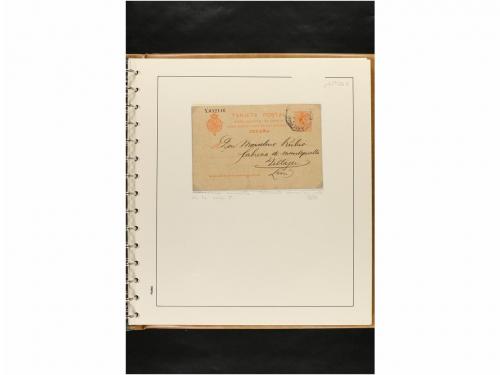 ✉ ESPAÑA. ENTEROS POSTALES. COLECCIÓN ESPECIALIZADA. Restos 