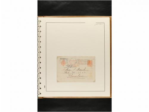 ✉ ESPAÑA. ENTEROS POSTALES. COLECCIÓN ESPECIALIZADA. Restos 
