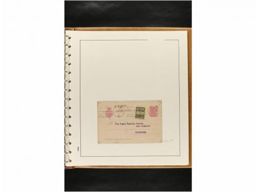 ✉ ESPAÑA. ENTEROS POSTALES. COLECCIÓN ESPECIALIZADA. Restos 