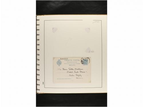 ✉ ESPAÑA. ENTEROS POSTALES. COLECCIÓN ESPECIALIZADA. Restos 