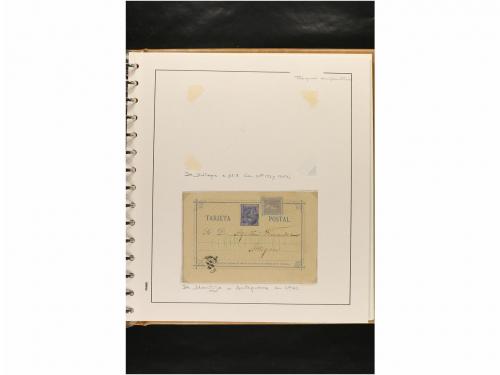 ✉ ESPAÑA. ENTEROS POSTALES. COLECCIÓN ESPECIALIZADA. Restos 