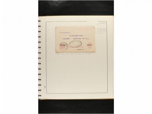 ✉ ESPAÑA. ENTEROS POSTALES. COLECCIÓN ESPECIALIZADA. Restos 