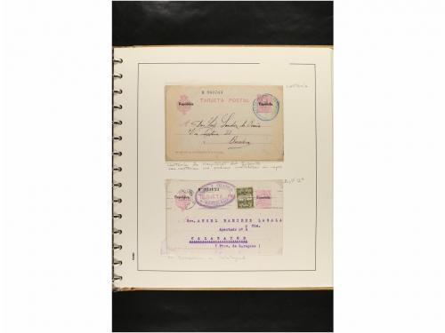 ✉ ESPAÑA. ENTEROS POSTALES. COLECCIÓN ESPECIALIZADA. Restos 