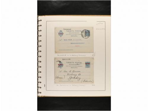 ✉ ESPAÑA. ENTEROS POSTALES. COLECCIÓN ESPECIALIZADA. Restos 