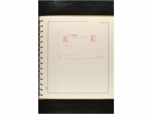✉ ESPAÑA. ENTEROS POSTALES. COLECCIÓN ESPECIALIZADA. Restos 