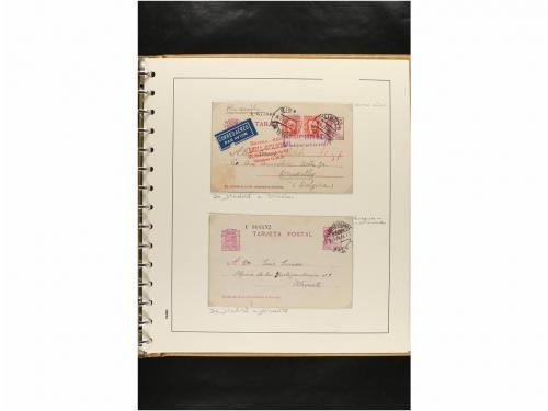 ✉ ESPAÑA. ENTEROS POSTALES. COLECCIÓN ESPECIALIZADA. Restos 