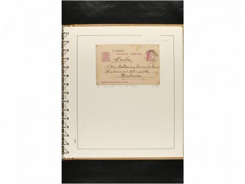 ✉ ESPAÑA. ENTEROS POSTALES. COLECCIÓN ESPECIALIZADA. Restos 