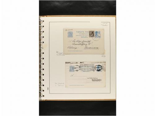 ✉ ESPAÑA. ENTEROS POSTALES. COLECCIÓN ESPECIALIZADA. Restos 