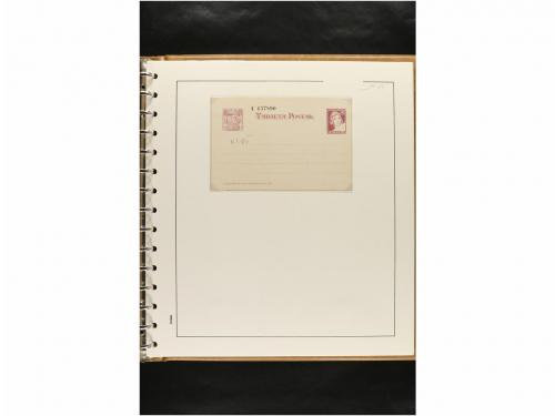 ✉ ESPAÑA. ENTEROS POSTALES. COLECCIÓN ESPECIALIZADA. Restos 