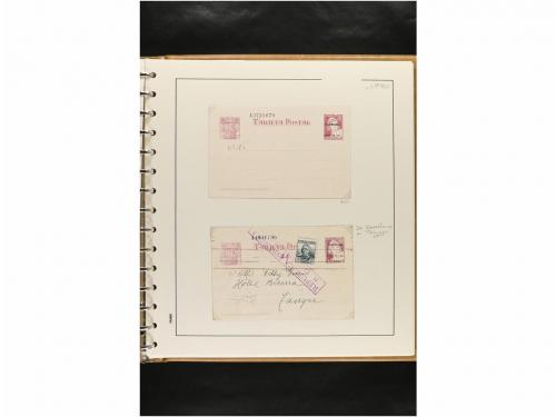 ✉ ESPAÑA. ENTEROS POSTALES. COLECCIÓN ESPECIALIZADA. Restos 