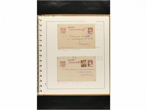 ✉ ESPAÑA. ENTEROS POSTALES. COLECCIÓN ESPECIALIZADA. Restos 