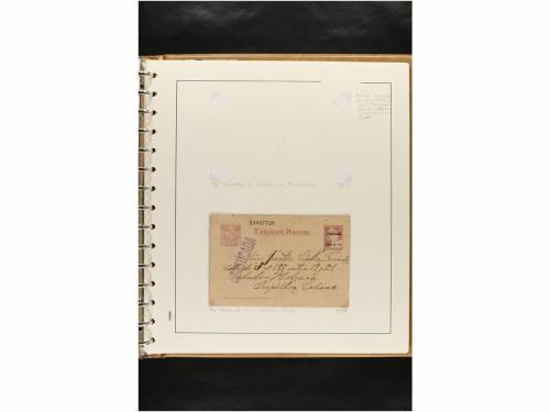 ✉ ESPAÑA. ENTEROS POSTALES. COLECCIÓN ESPECIALIZADA. Restos 