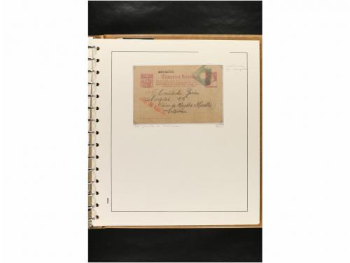 ✉ ESPAÑA. ENTEROS POSTALES. COLECCIÓN ESPECIALIZADA. Restos 