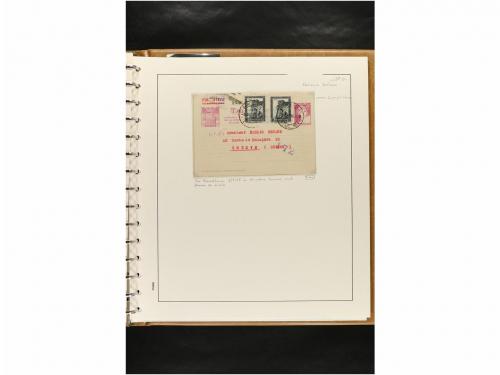 ✉ ESPAÑA. ENTEROS POSTALES. COLECCIÓN ESPECIALIZADA. Restos 