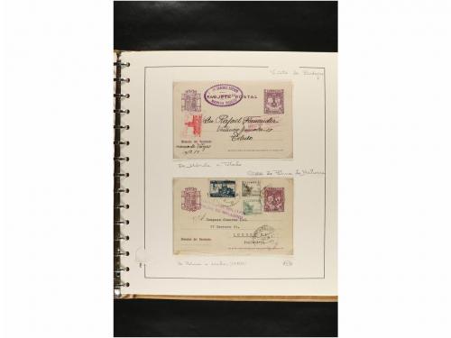 ✉ ESPAÑA. ENTEROS POSTALES. COLECCIÓN ESPECIALIZADA. Restos 