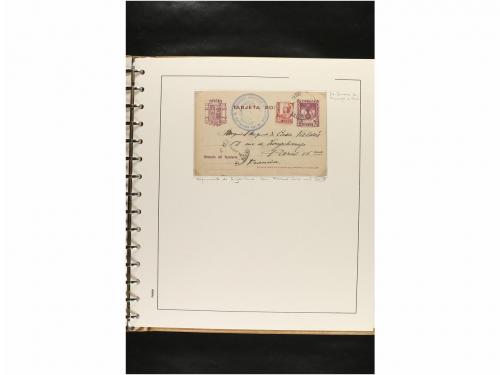 ✉ ESPAÑA. ENTEROS POSTALES. COLECCIÓN ESPECIALIZADA. Restos 