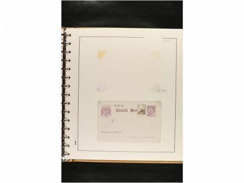 ✉ ESPAÑA. ENTEROS POSTALES. COLECCIÓN ESPECIALIZADA. Restos 