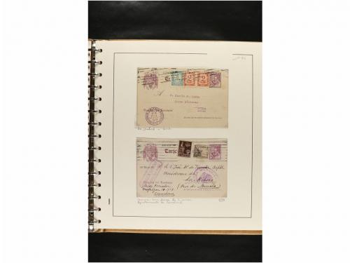 ✉ ESPAÑA. ENTEROS POSTALES. COLECCIÓN ESPECIALIZADA. Restos 