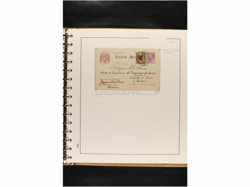 ✉ ESPAÑA. ENTEROS POSTALES. COLECCIÓN ESPECIALIZADA. Restos 