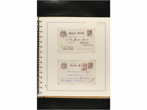 ✉ ESPAÑA. ENTEROS POSTALES. COLECCIÓN ESPECIALIZADA. Restos 