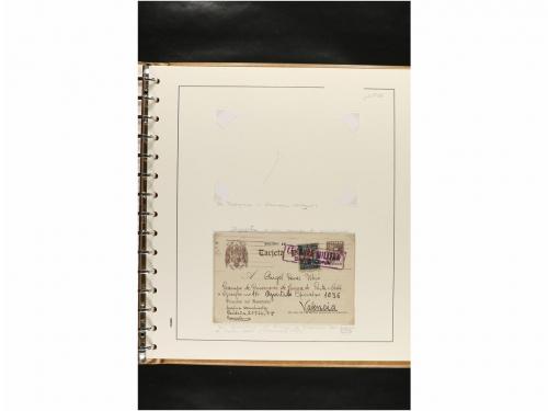 ✉ ESPAÑA. ENTEROS POSTALES. COLECCIÓN ESPECIALIZADA. Restos 