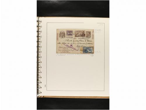 ✉ ESPAÑA. ENTEROS POSTALES. COLECCIÓN ESPECIALIZADA. Restos 