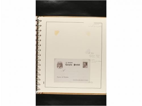 ✉ ESPAÑA. ENTEROS POSTALES. COLECCIÓN ESPECIALIZADA. Restos 