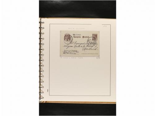 ✉ ESPAÑA. ENTEROS POSTALES. COLECCIÓN ESPECIALIZADA. Restos 