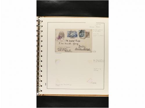 ✉ ESPAÑA. ENTEROS POSTALES. COLECCIÓN ESPECIALIZADA. Restos 