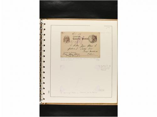 ✉ ESPAÑA. ENTEROS POSTALES. COLECCIÓN ESPECIALIZADA. Restos 