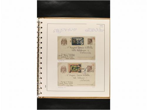 ✉ ESPAÑA. ENTEROS POSTALES. COLECCIÓN ESPECIALIZADA. Restos 