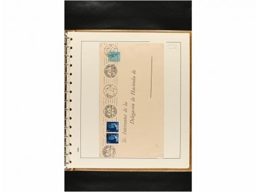 ✉ ESPAÑA. ENTEROS POSTALES. COLECCIÓN ESPECIALIZADA. Restos 