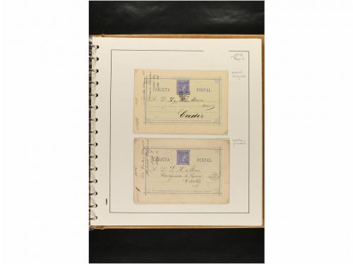 ✉ ESPAÑA. ENTEROS POSTALES. COLECCIÓN ESPECIALIZADA. Restos 