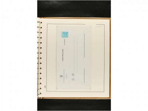 ✉ ESPAÑA. ENTEROS POSTALES. COLECCIÓN ESPECIALIZADA. Restos 