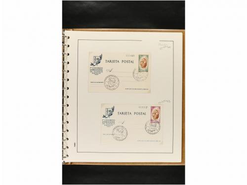 ✉ ESPAÑA. ENTEROS POSTALES. COLECCIÓN ESPECIALIZADA. Restos 