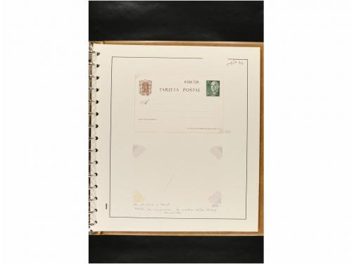 ✉ ESPAÑA. ENTEROS POSTALES. COLECCIÓN ESPECIALIZADA. Restos 
