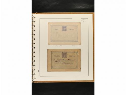 ✉ ESPAÑA. ENTEROS POSTALES. COLECCIÓN ESPECIALIZADA. Restos 