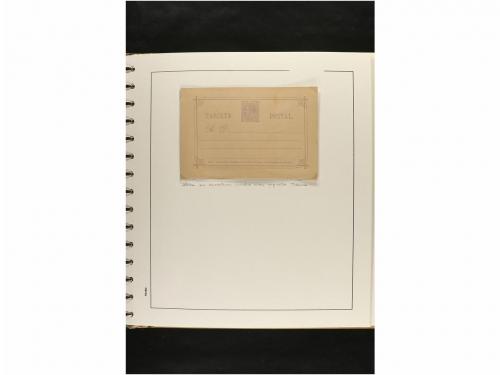 ✉ ESPAÑA. ENTEROS POSTALES. COLECCIÓN ESPECIALIZADA. Restos 