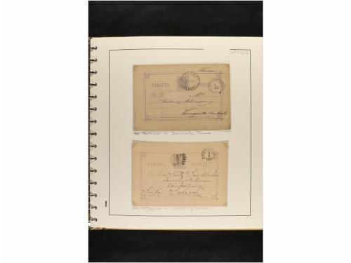 ✉ ESPAÑA. ENTEROS POSTALES. COLECCIÓN ESPECIALIZADA. Restos 