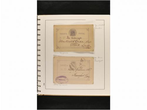 ✉ ESPAÑA. ENTEROS POSTALES. COLECCIÓN ESPECIALIZADA. Restos 