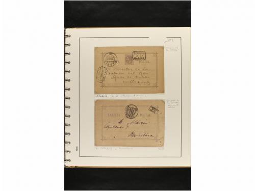 ✉ ESPAÑA. ENTEROS POSTALES. COLECCIÓN ESPECIALIZADA. Restos 