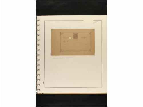 ✉ ESPAÑA. ENTEROS POSTALES. COLECCIÓN ESPECIALIZADA. Restos 