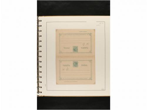 ✉ ESPAÑA. ENTEROS POSTALES. COLECCIÓN ESPECIALIZADA. Restos 