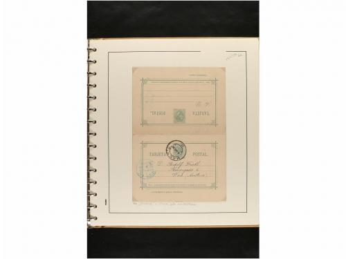 ✉ ESPAÑA. ENTEROS POSTALES. COLECCIÓN ESPECIALIZADA. Restos 