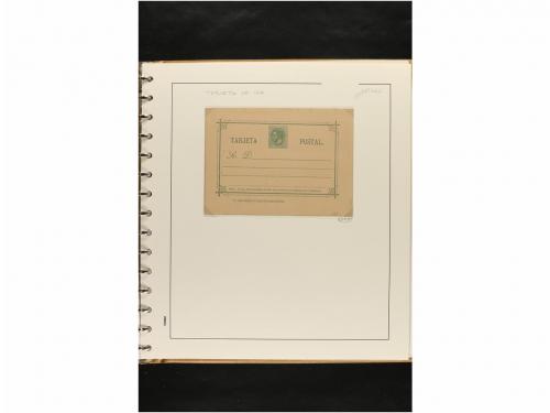 ✉ ESPAÑA. ENTEROS POSTALES. COLECCIÓN ESPECIALIZADA. Restos 