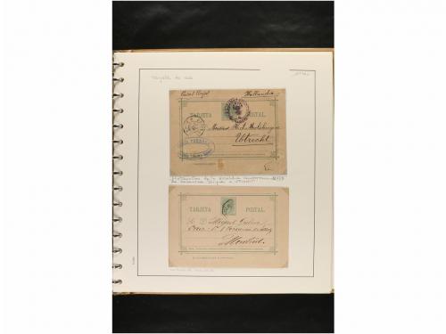 ✉ ESPAÑA. ENTEROS POSTALES. COLECCIÓN ESPECIALIZADA. Restos 