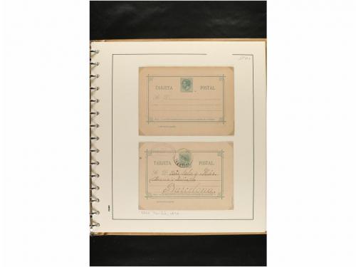 ✉ ESPAÑA. ENTEROS POSTALES. COLECCIÓN ESPECIALIZADA. Restos 