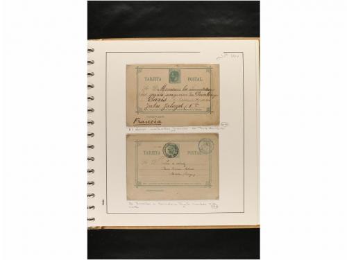 ✉ ESPAÑA. ENTEROS POSTALES. COLECCIÓN ESPECIALIZADA. Restos 